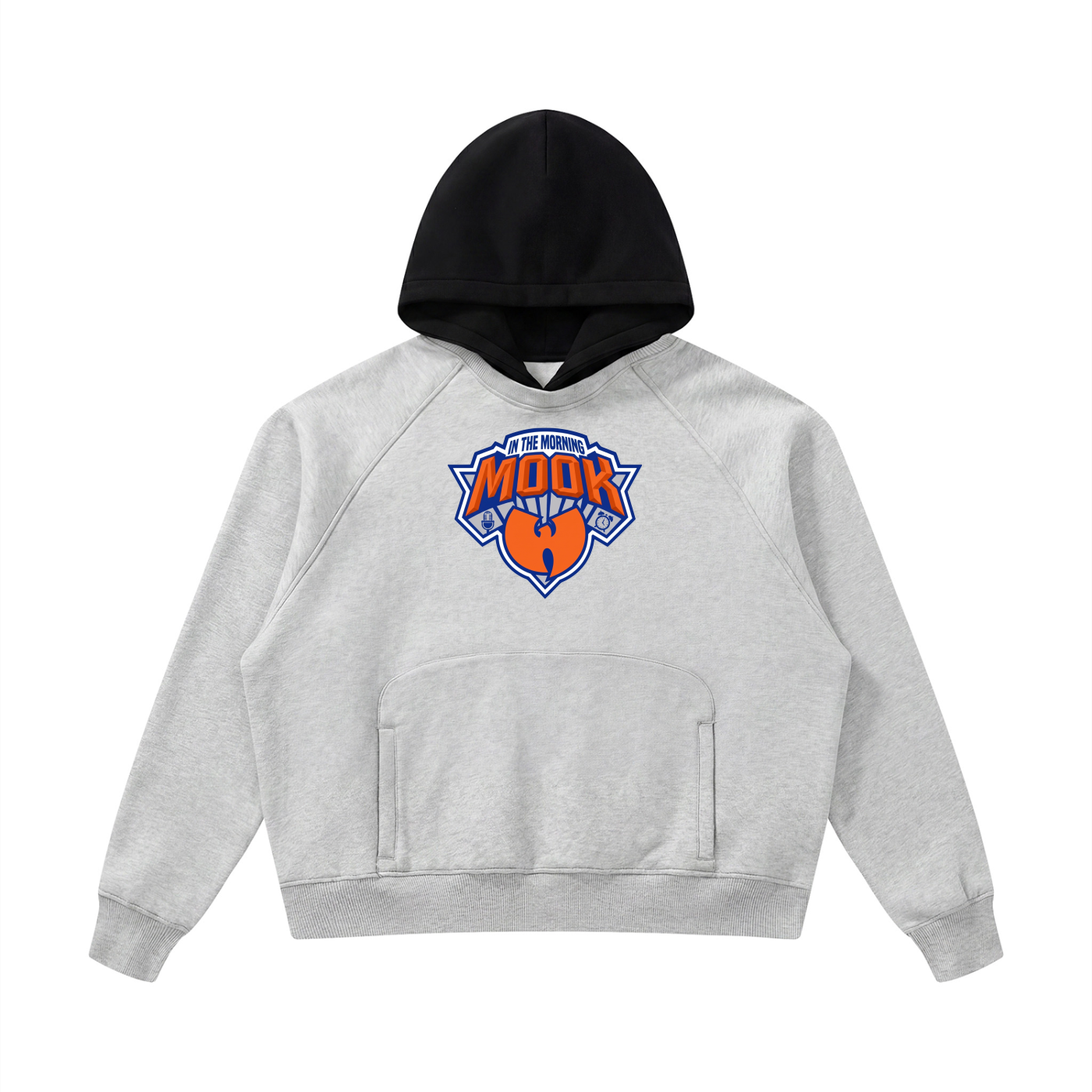 PYN™ "Mook in the Morning" Fleece Raglan Color Block Hoodie