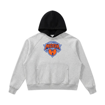 PYN™ "Mook in the Morning" Fleece Raglan Color Block Hoodie