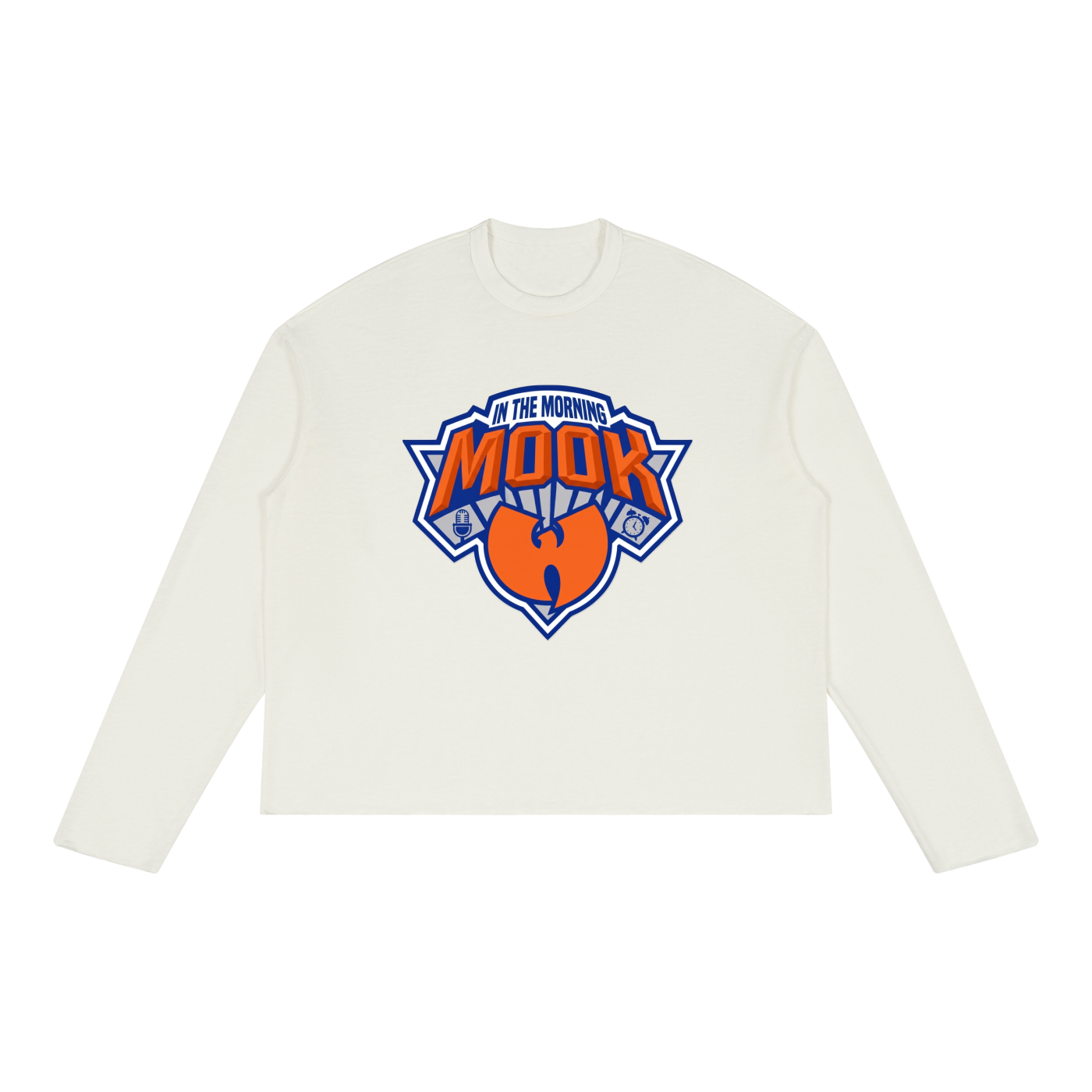 PYN™ "Mook in the Morning" Raw Edge Long Sleeve T-Shirt