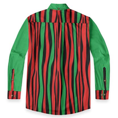 "The Low End"  Casual Lapel Long Sleeve Shirt Button-Up
