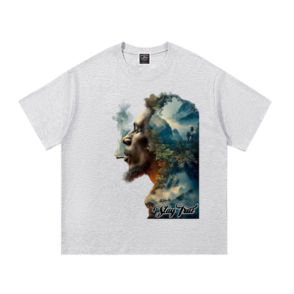 "Gravity of His Presence" Cotton T-Shirt