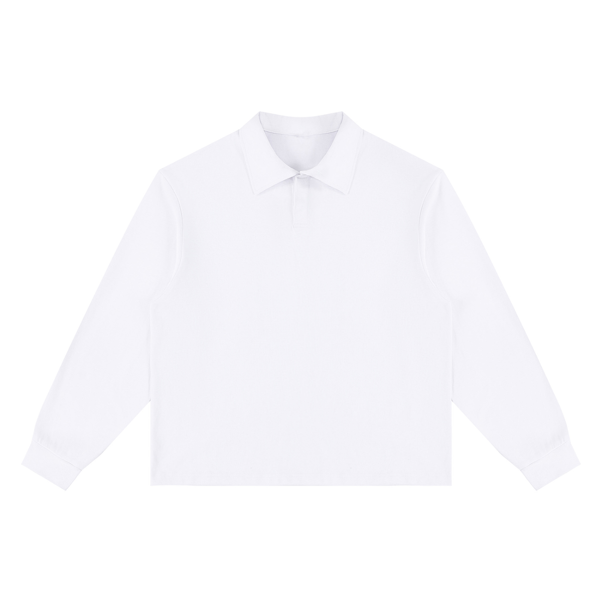 "Rebels of a Cause" Loose Long Sleeve Polo Shirt