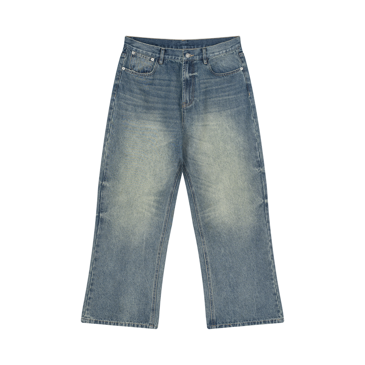 Brooklyn Republic Essentials™  Men’s Vintage Wash Wide Leg Jeans