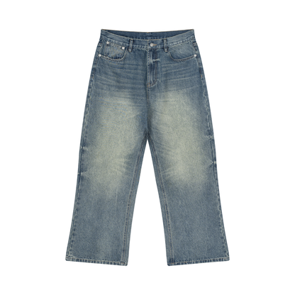 Brooklyn Republic Essentials™  Men’s Vintage Wash Wide Leg Jeans