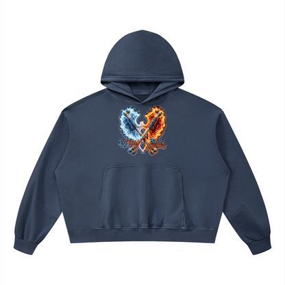 PYN™ "The Final Chamber"  Boxy Vintage Washed Hoodie