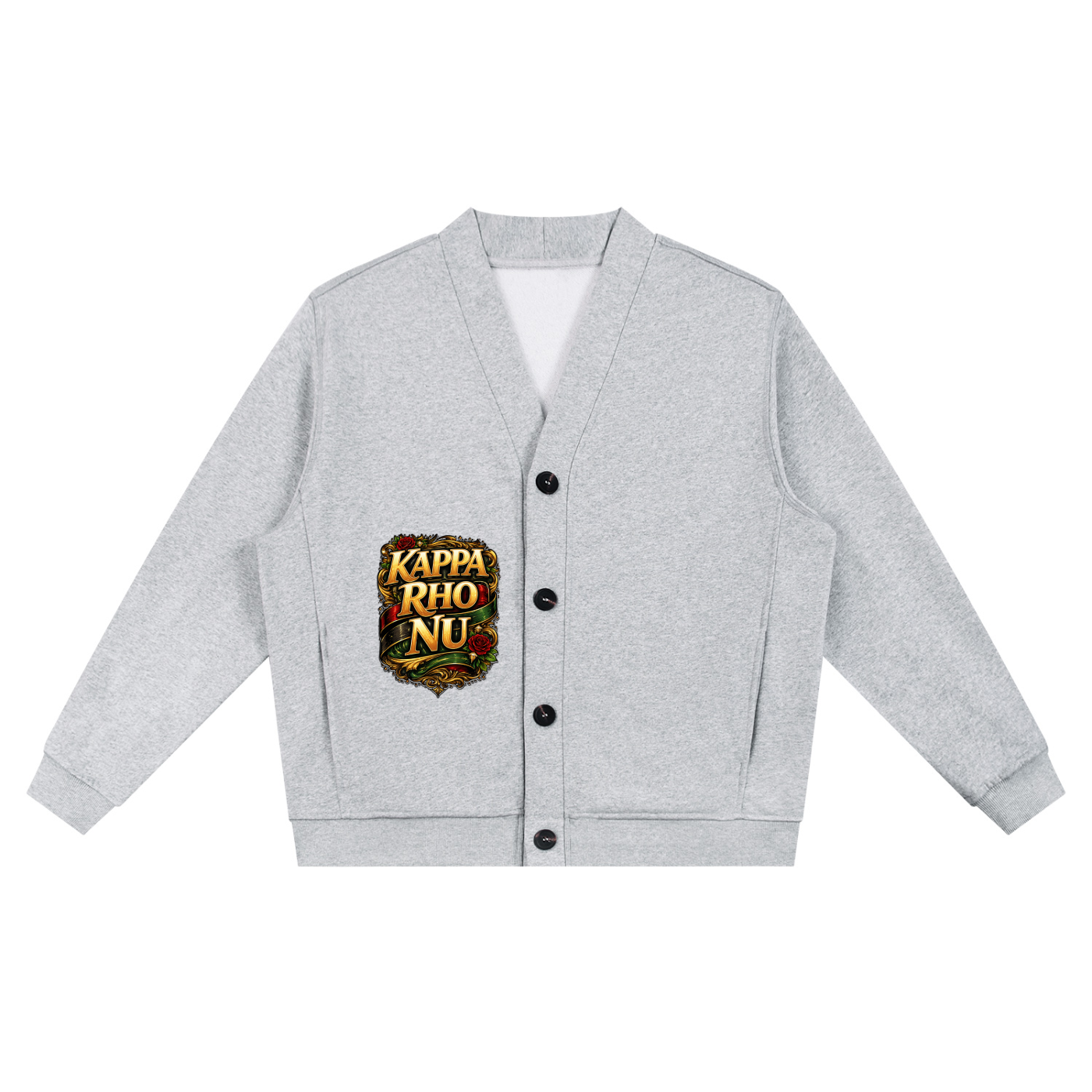 "Kappa Rho Nu" Essential Heavyweight Sweat Cardigan