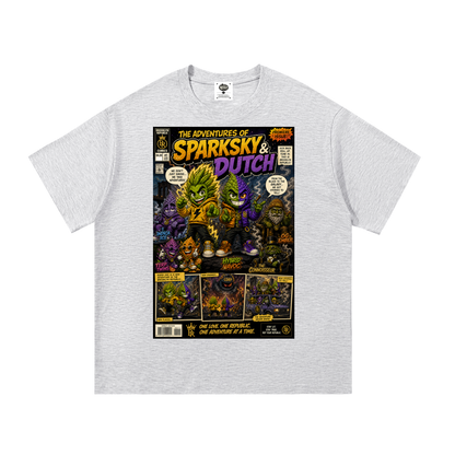 Sparksky & Dutch™ "The Adventures of Sparksky & Dutch" Cotton T-Shirt