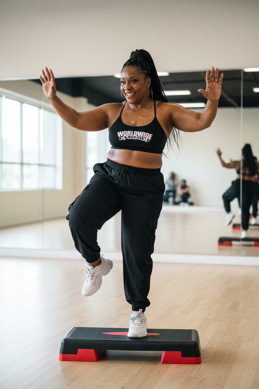"Worldwide Underground" Criss Cross Yoga Sports Bra