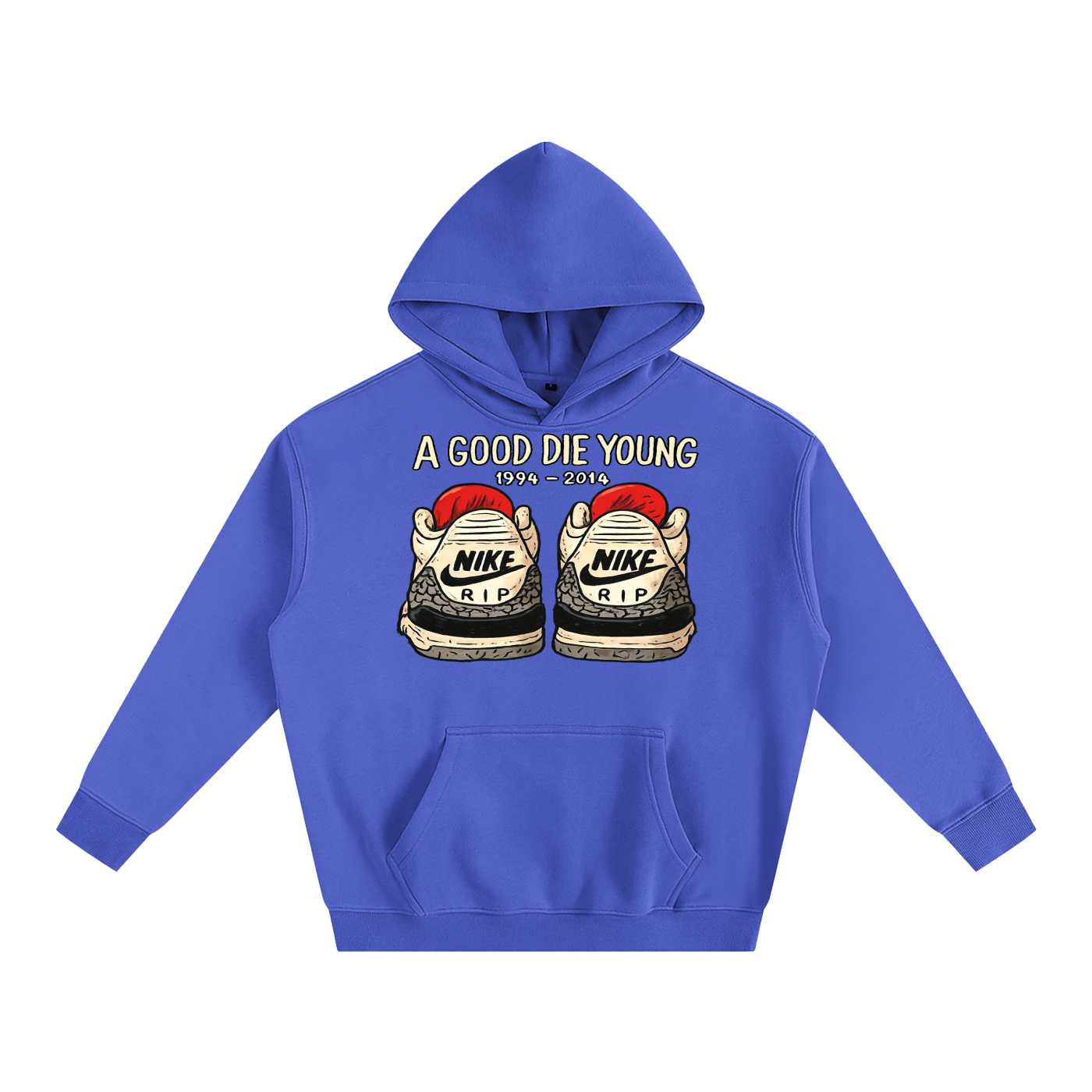 "FOREVER YOUNG" Oversize Fleeced Hoodie