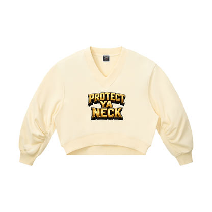 PYN™ Women’s Crop V-Neck Sweatshirt