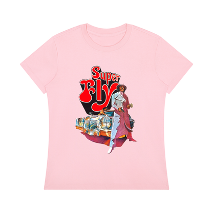 "Super Fly" Women's Regular Fit Crewneck T-Shirt