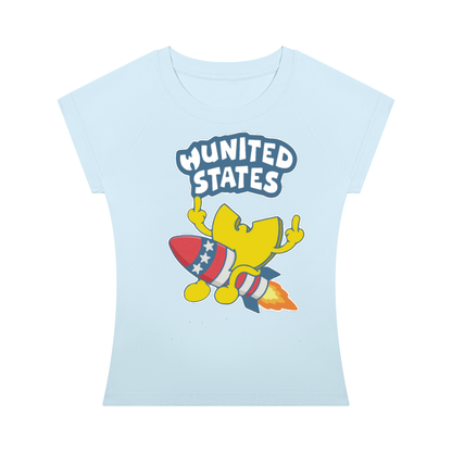 PYN™ "WUSA" Women’s Slim Raglan T-Shirt