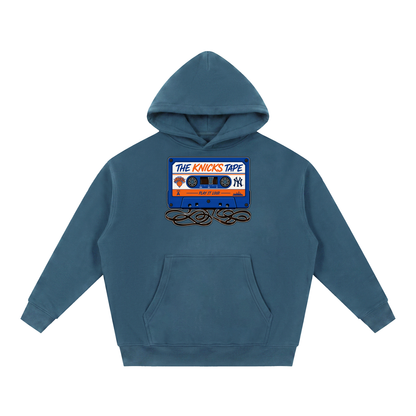 "The Knicks Tape" Oversized Boxy Fit Fleece Hoodie