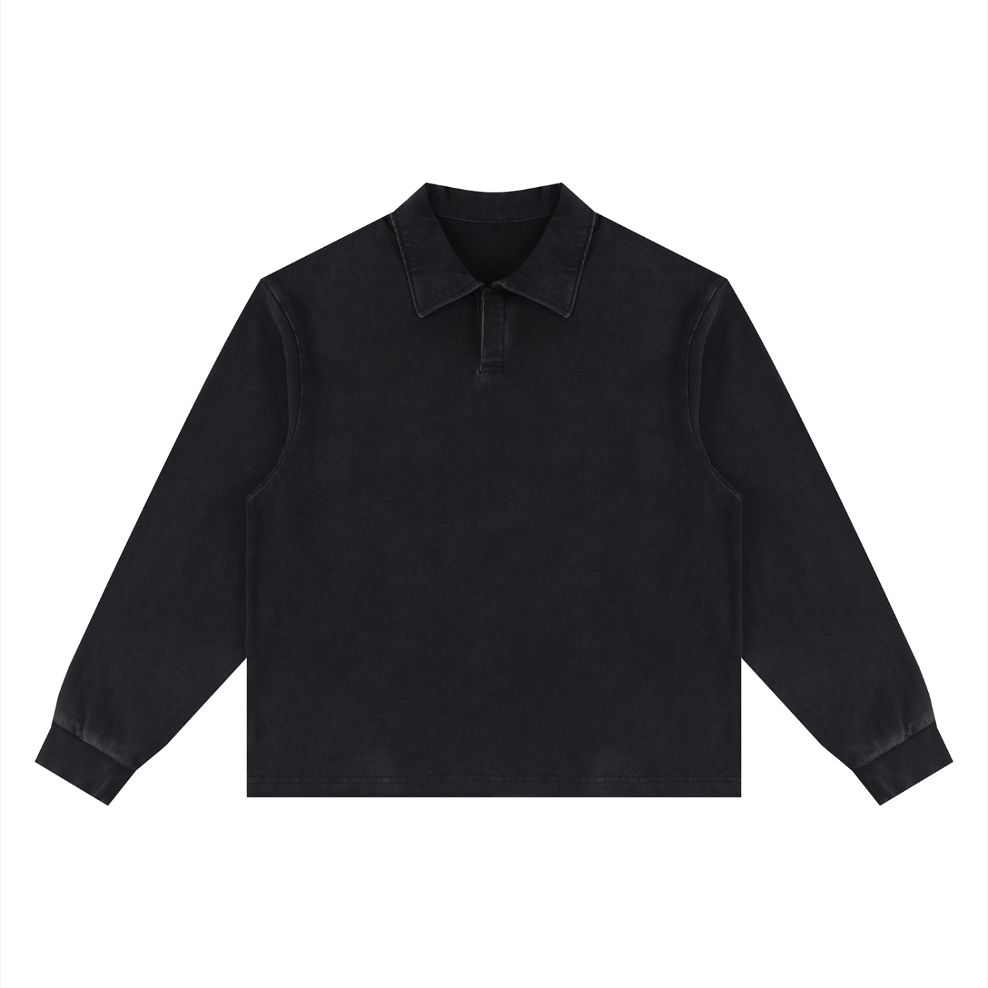 "Rebels of a Cause" Loose Long Sleeve Polo Shirt