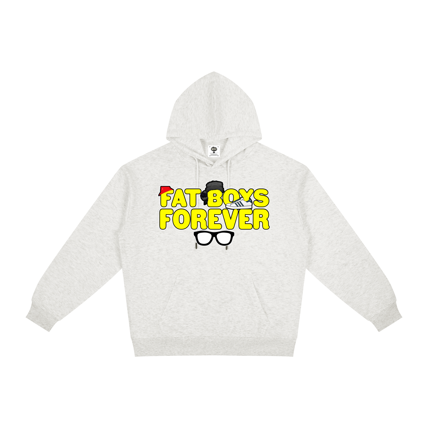 "Fat Boys Forever" Relaxed Fit Hoodie