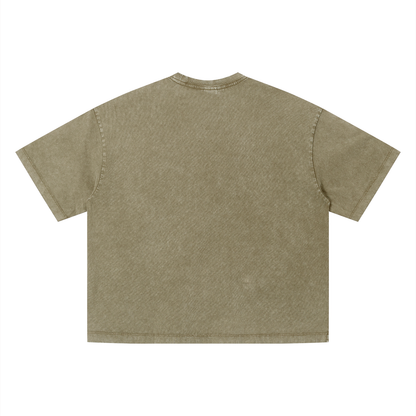 "Brooklyn Republic Essentials" Vintage Wash Boxy T-Shirt