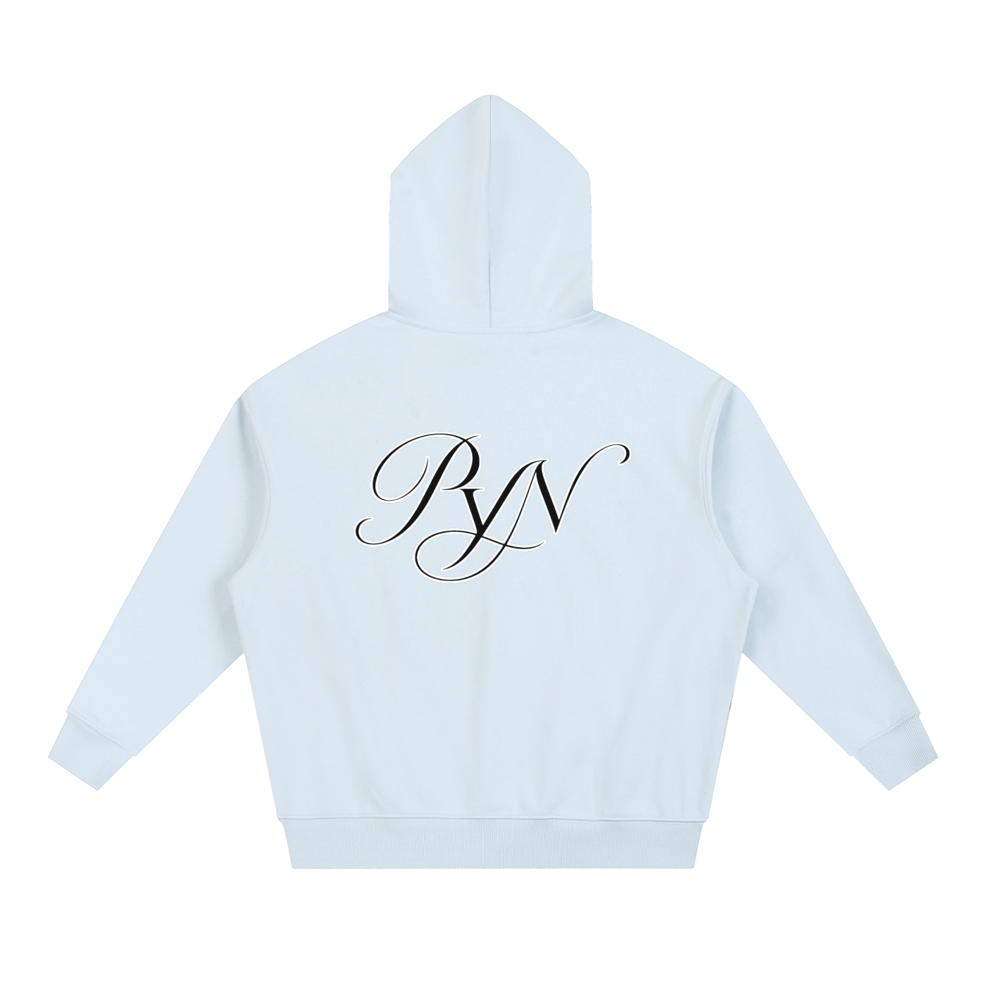 PYN™ x BKRP™ "Cut & Sew" Essential Boxy Heavyweight Drop-Shoulder Hoodie