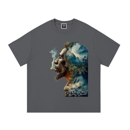 "Gravity of His Presence" Cotton T-Shirt
