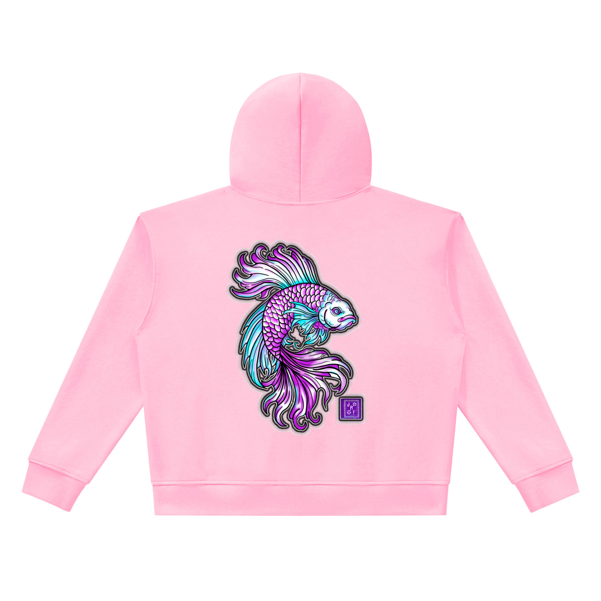Brooklyn Zoo™ "Don't Be Koi"  Heavyweight Full Zip Boxy Hoodie