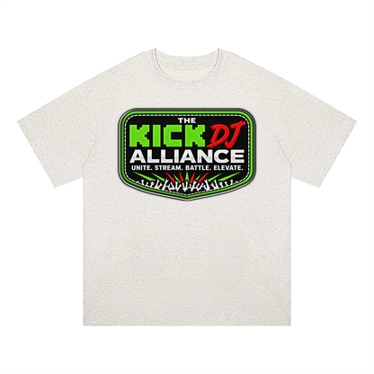 "KICK DJ Alliance" Oversized Drop Shoulder T-Shirt