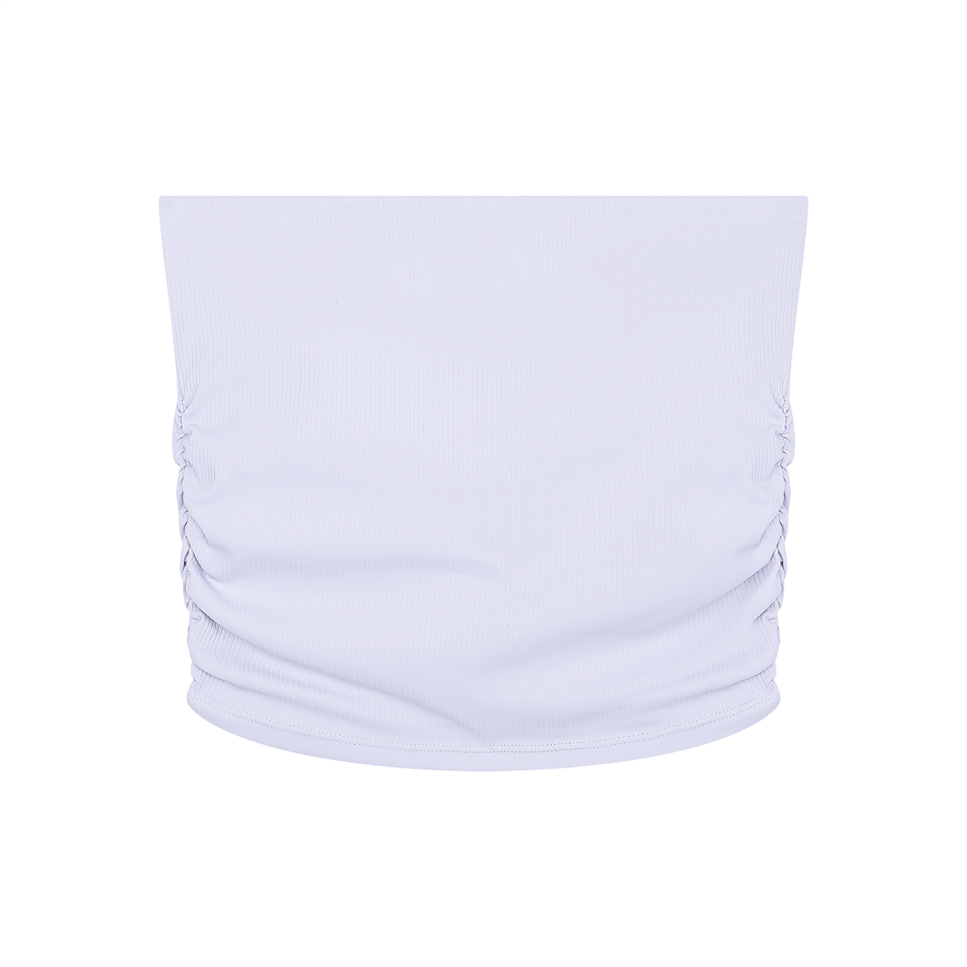 "Brooklyn Republic Essentials" Women’s Ruched Cropped Yoga Tube Top