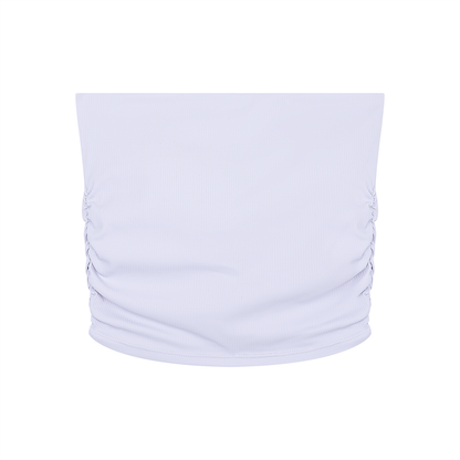 "Brooklyn Republic Essentials" Women’s Ruched Cropped Yoga Tube Top