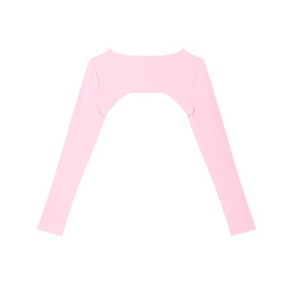 "Brooklyn Republic Essentials" Women’s Cutout Long Sleeve Yoga Shrug