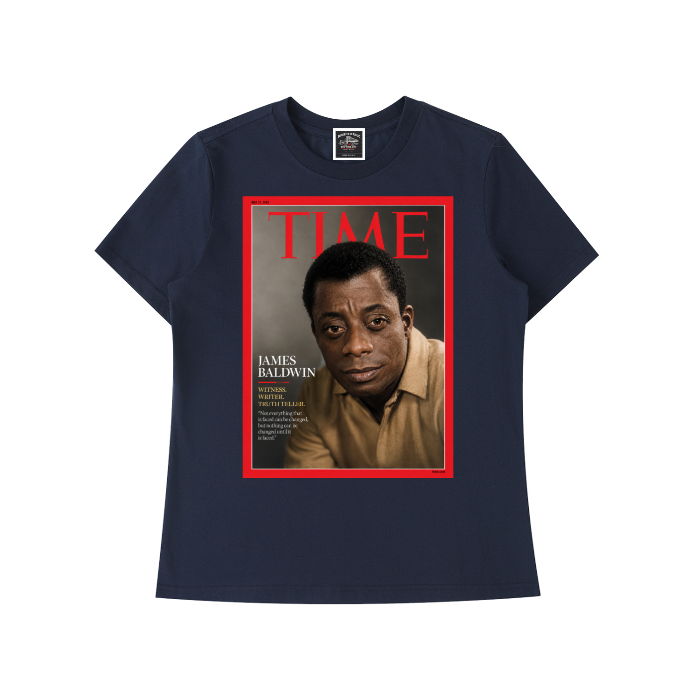 "James Baldwin" Women's Cotton T-Shirt