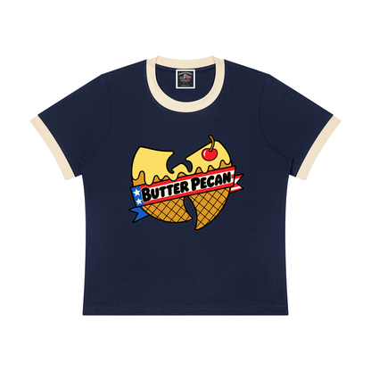 PYN™ "Butter Pecan Rican" Sorona Ringer T-Shirt