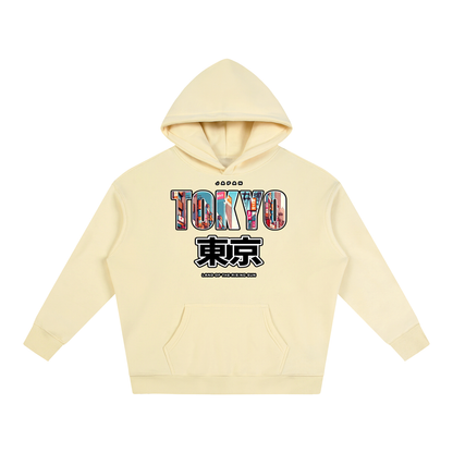 "Land of the Rising Sun" Oversize Fleeced Hoodie