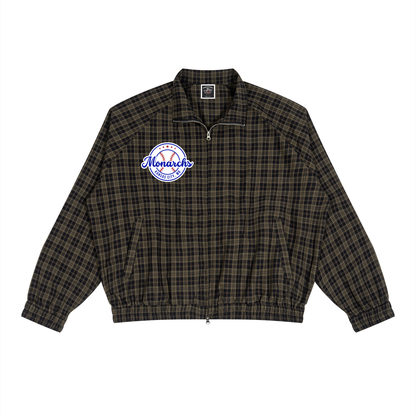 NLB™ "KC Monarchs" Plaid Full-Zip Track Set