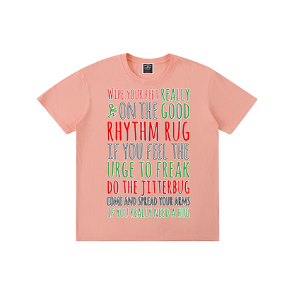 "Rhythm Rug" Pure Cotton T-Shirt