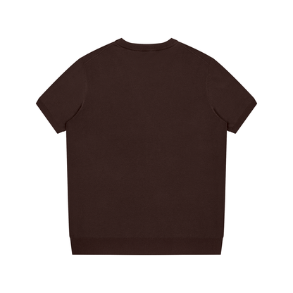"Brooklyn Republic Essentials" Crewneck Knit T-Shirt
