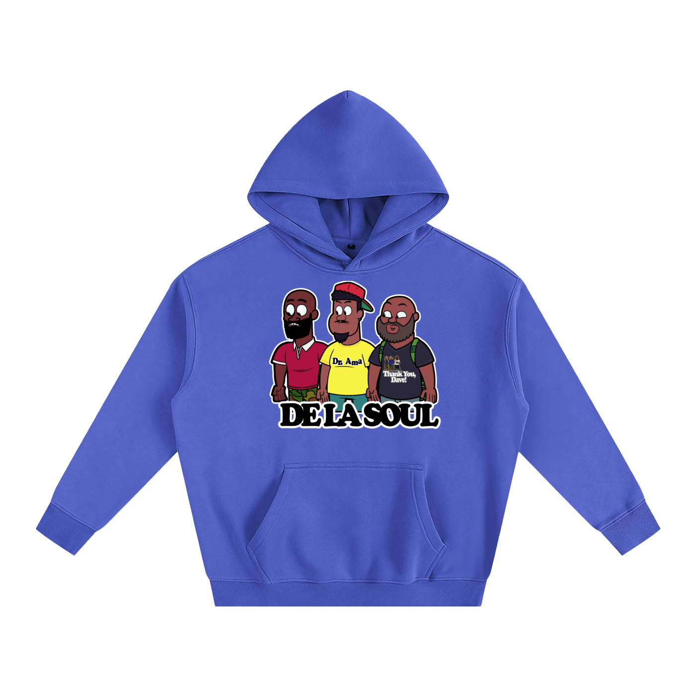 "DE LA TITANS" Oversize Fleeced Hoodie