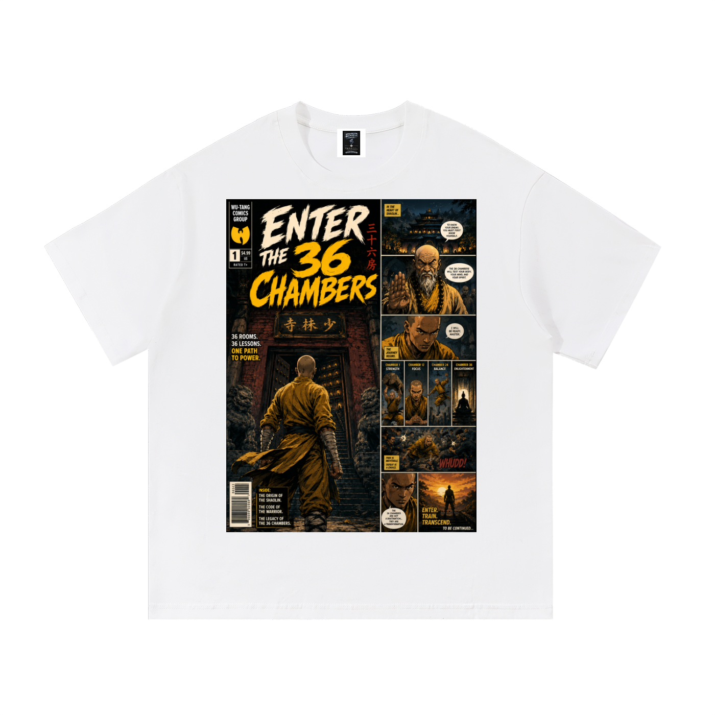 PYN™ x BKRP™ "Enter the 36 Chambers" Essential Cotton T-Shirt