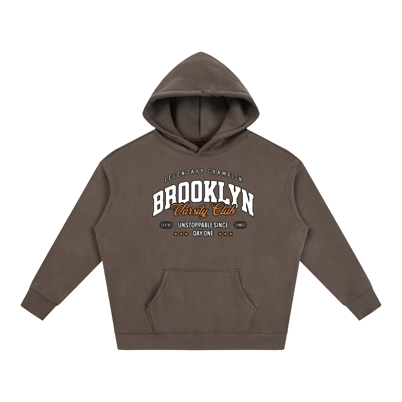 "Varsity Club" Oversize Fleeced Hoodie