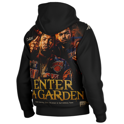 "Only Built 4 New York" Hooded Baseball Jacket