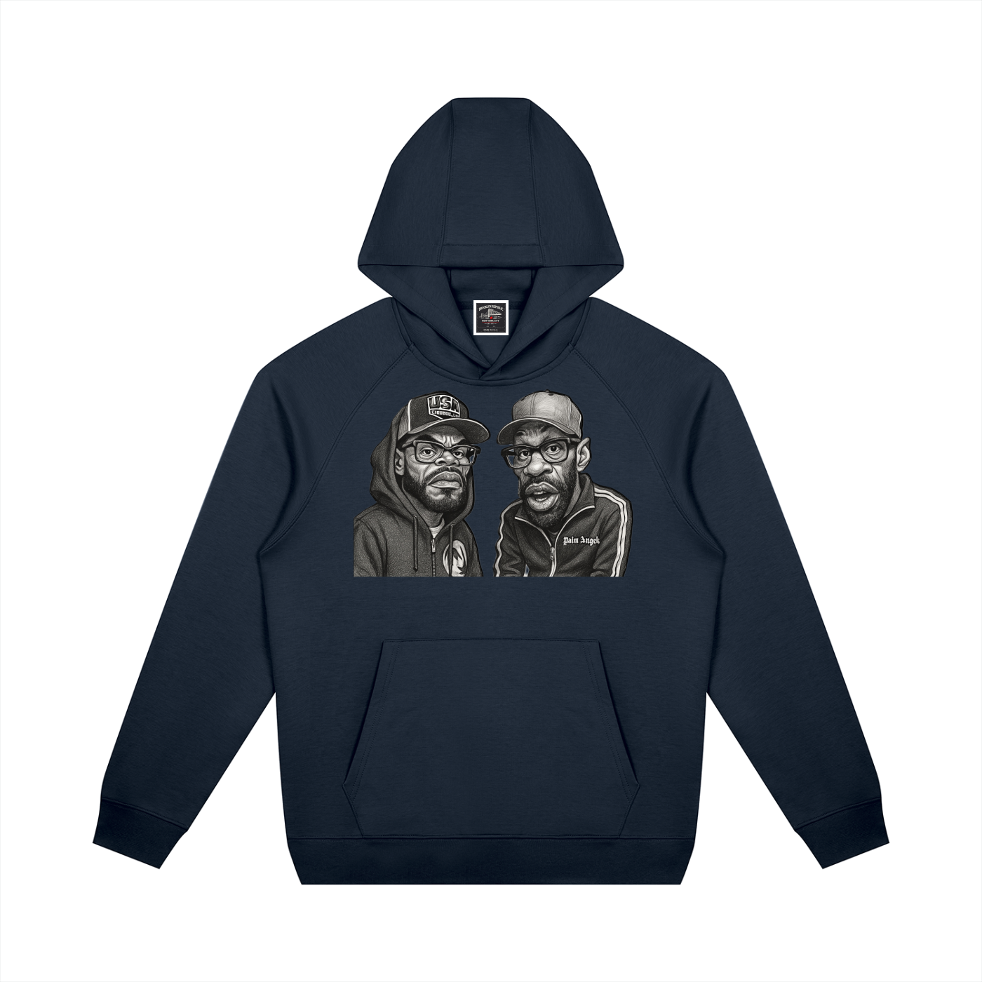 "How High" Oversized Raglan Pullover Hoodie