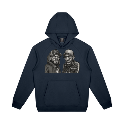 "How High" Oversized Raglan Pullover Hoodie