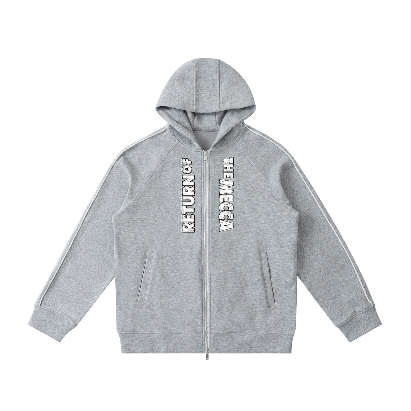 "Return to Mecca" Heavyweight Raglan Zip Hoodie