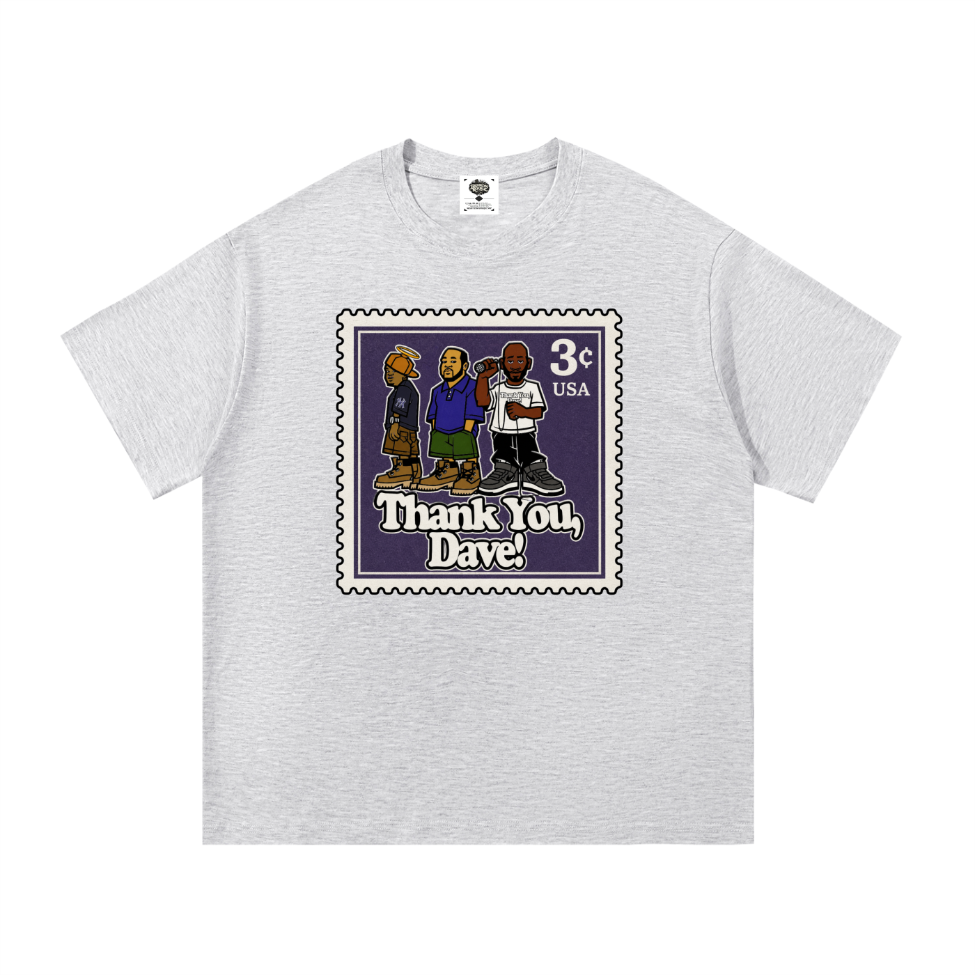 "Thank you, Dave" Postal Stamp Cotton T-Shirt