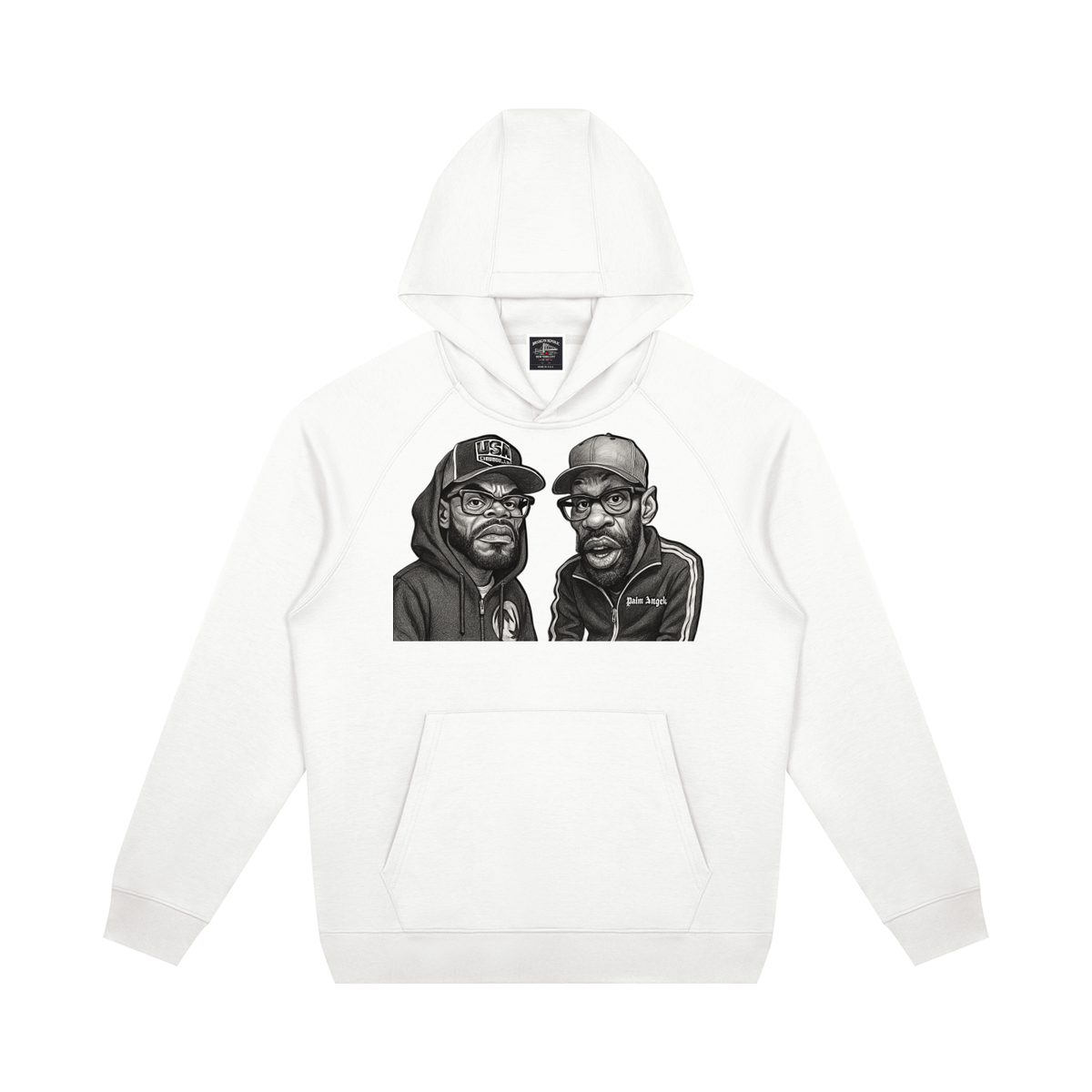 "How High" Oversized Raglan Pullover Hoodie