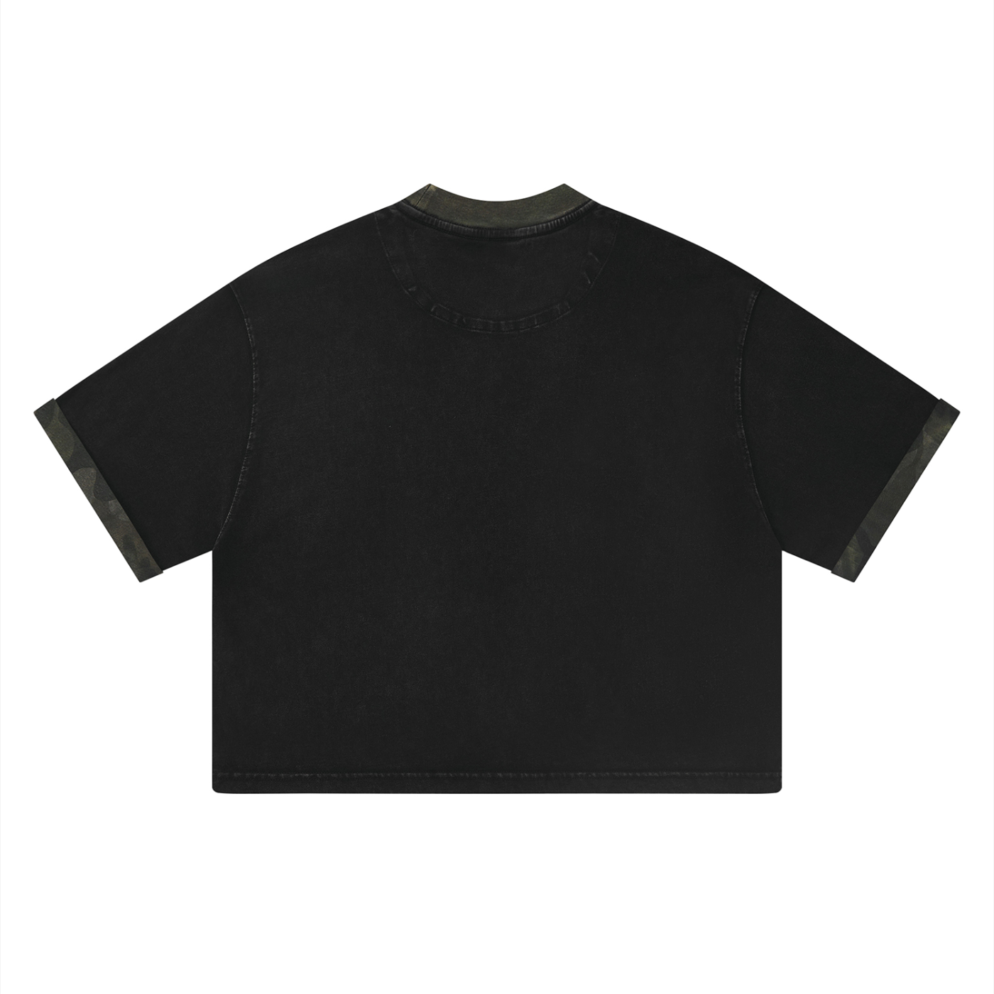 "Gimme Tha Loot" Mineral Washed Boxy Panel T-Shirt