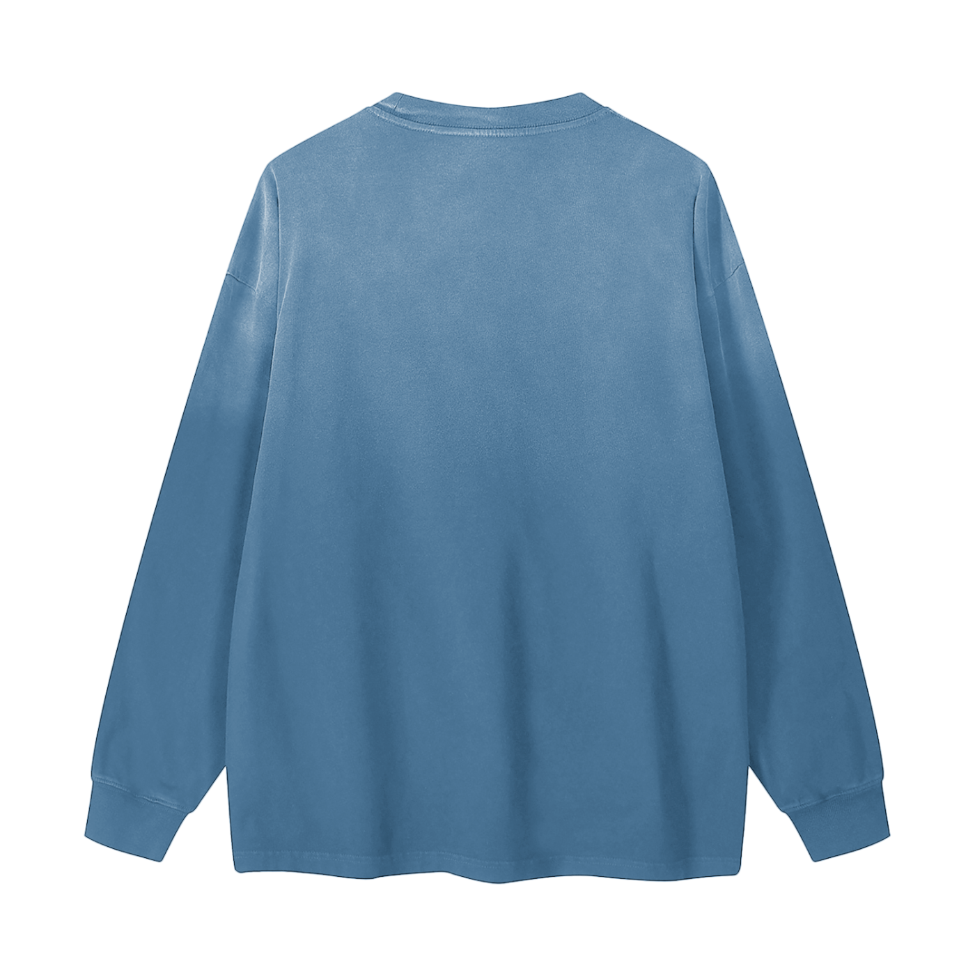 "In The Booth" Gradient Washed Long Sleeve T-Shirt