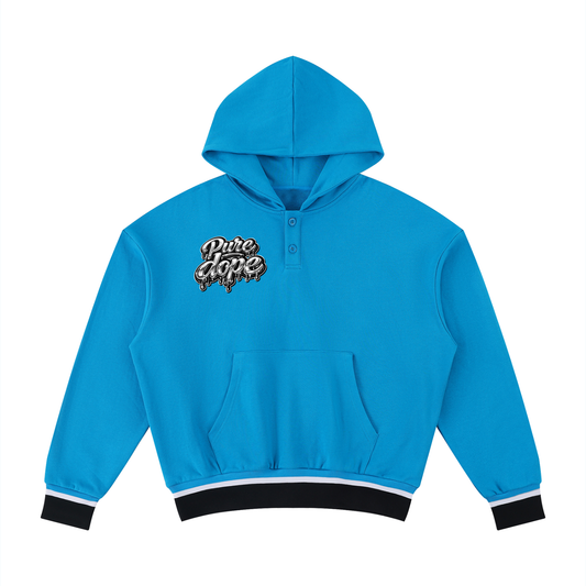 "Alien Invasion" Oversized Color Block Boxy Hoodie