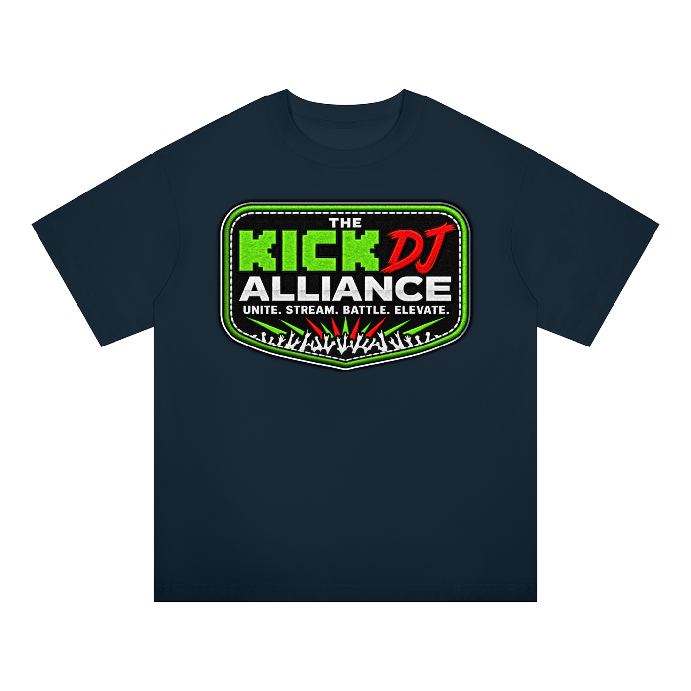 "KICK DJ Alliance" Oversized Drop Shoulder T-Shirt