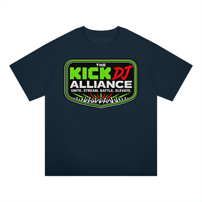 "KICK DJ Alliance" Oversized Drop Shoulder T-Shirt