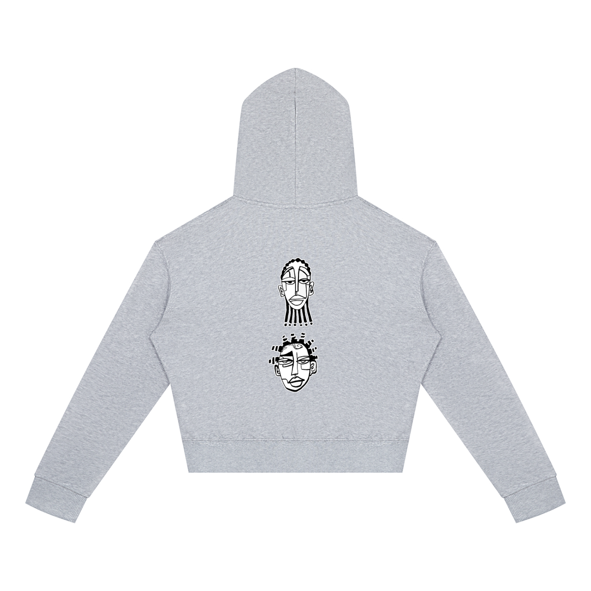 "Nappily Ever After" Women's Crop Full Zip Hoodie