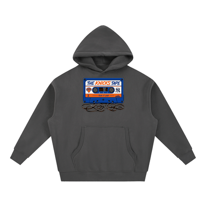 "The Knicks Tape" Oversized Boxy Fit Fleece Hoodie
