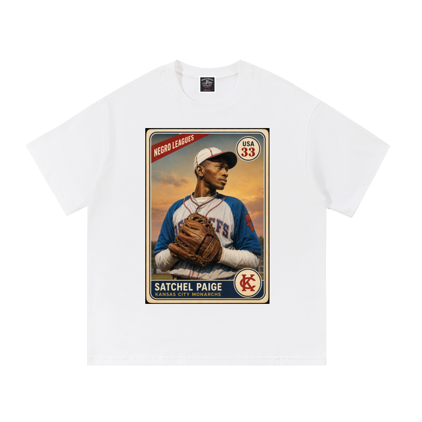 “Satchel Paige” Cotton T-Shirt